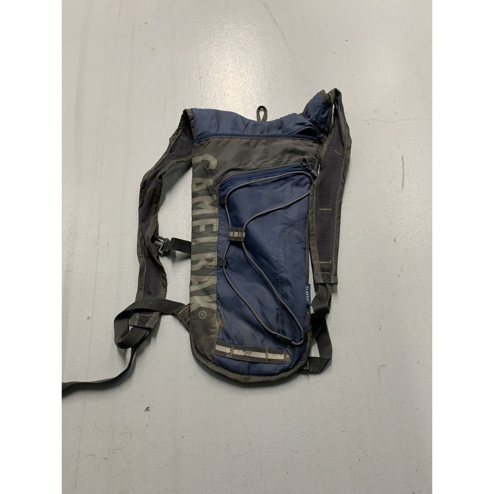 CamelBak Classic Hydration Backpack Blue  Gray Hiking No Bladder